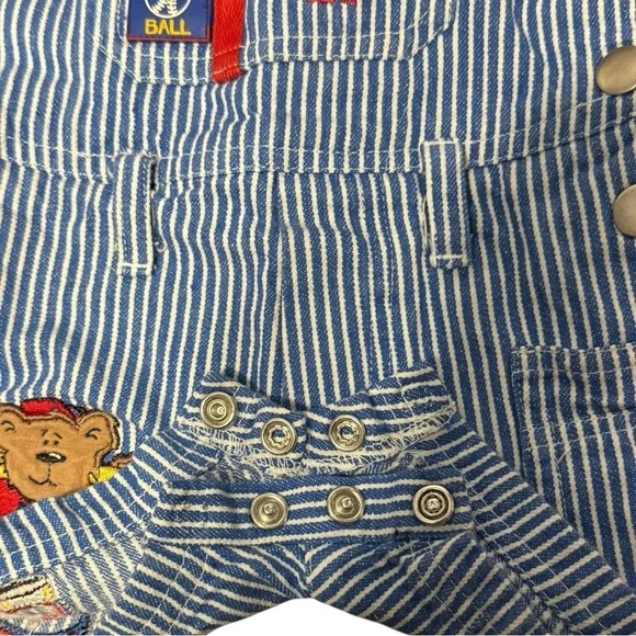 Vintage Buster Brown Baseball Shortalls – 12 Months - Picture 6 of 9